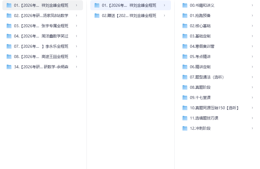 考研全系列:英语+政治+数学 
