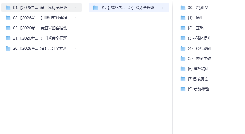 考研全系列:英语+政治+数学 