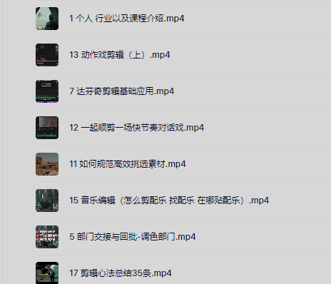 莱尼日记影视剪辑全流程入门+短剧实战课