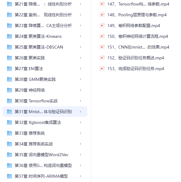 Python数据分析与机器学习实战课程配套视频课程