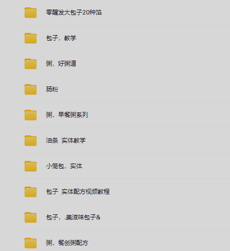 早餐摆摊开店创业教程【90G】