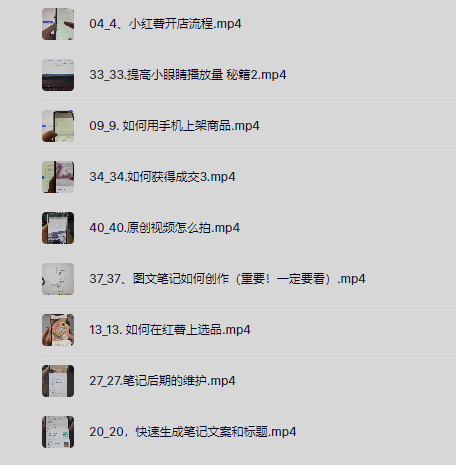 小红书爆款种草视频图文实操课