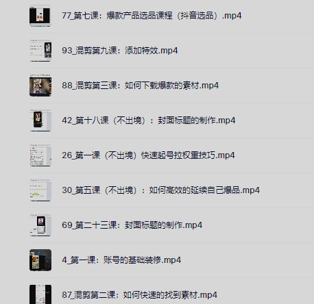抖音快手短视频带货实操投流