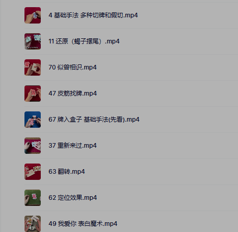 《纸牌过大年》全套纯手法合集花了39.9大洋买的