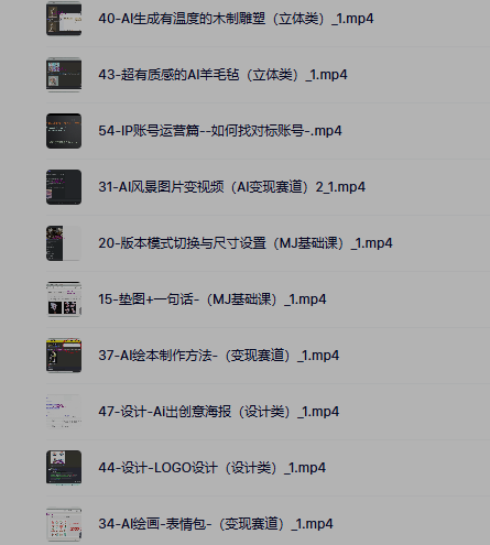 AI绘画+iP课程商业精品课程