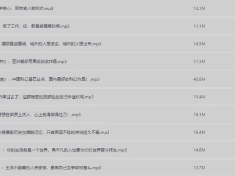 精选当代大学生必读书100本 有声读物