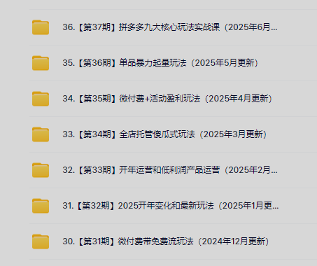 白凤电商拼多多日销千单训练营