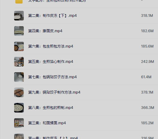 早餐摆摊开店创业教程【90G】