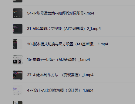 AI绘画+iP课程商业精品课程